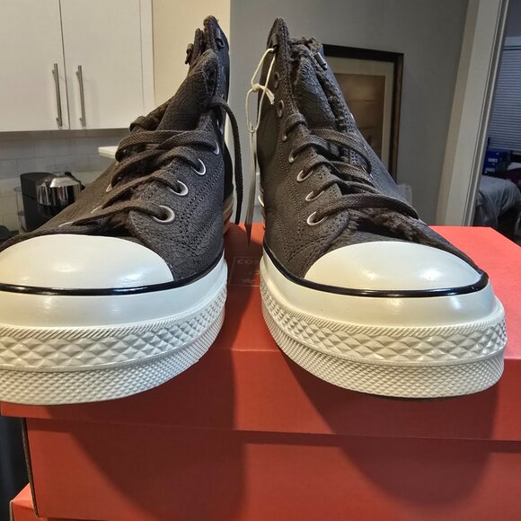 Converse Chuck 70 Distressed Leather 'Fresh Brew' Coffee Brown Men's Size 10 NEW - Picture 7 of 12